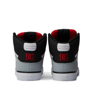 DC Mens Black/Grey/Red Pure High Top WC Shoe