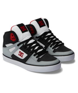 DC Mens Black/Grey/Red Pure High Top WC Shoe