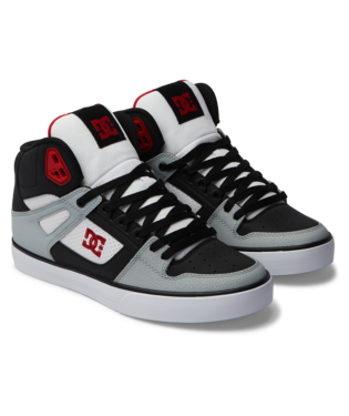 DC Mens Black/Grey/Red Pure High Top WC Shoe