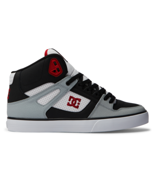 DC Mens Black/Grey/Red Pure High Top WC Shoe