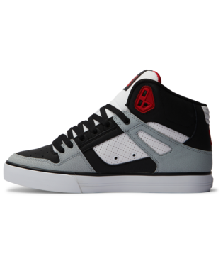 DC Mens Black/Grey/Red Pure High Top WC Shoe