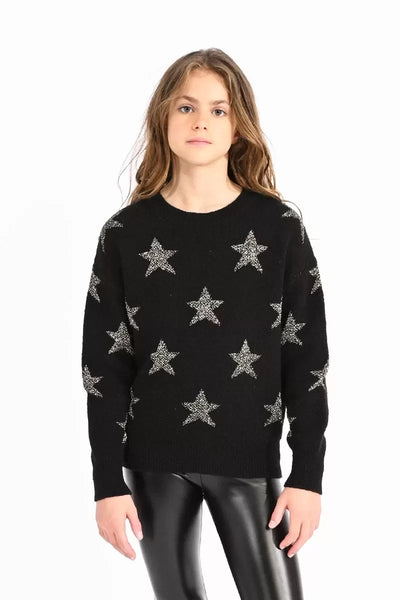 Molly Bracken Girls Casual Jumper W/Star Pattern