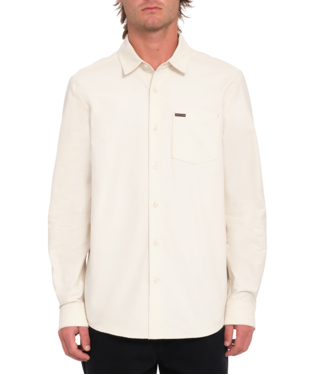 Volcom Mens Dirty White Veeco Oxford LS Shirt