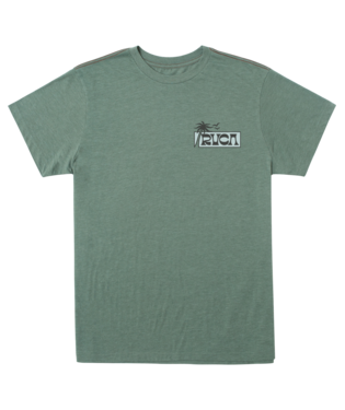 RVCA Mens Jade Palm Set SS Tshirt