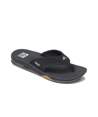 Reef Mens Black/Silver Fanning Sandal