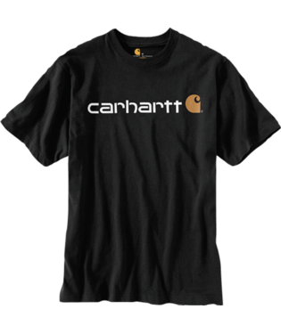 Carhartt Mens Black Loosefit Heavyweight SS Graphic Tshirt