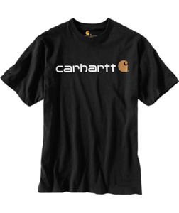 Carhartt Mens Black Loosefit Heavyweight SS Graphic Tshirt