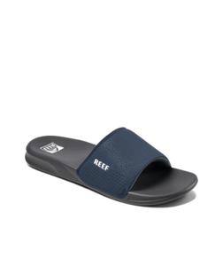 Reef Mens Navy/White One Slide