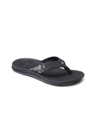 Reef Ladies Black/White Santa Ana Sandal