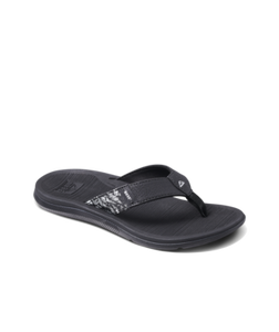 Reef Ladies Black/White Santa Ana Sandal