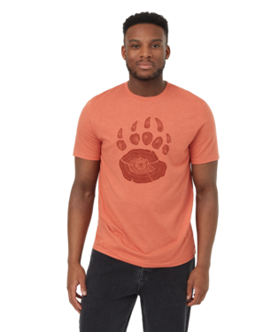 Ten Tree Mens Terracotta Heather/Apple Crisp Bear Claw Tshirt