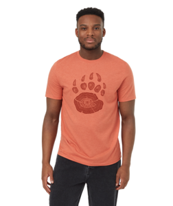 Ten Tree Mens Terracotta Heather/Apple Crisp Bear Claw Tshirt