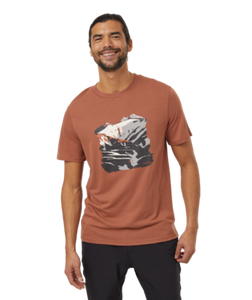 Ten Tree Mens Clay Tile/Raw Sienna Sunset Ridge Tshirt