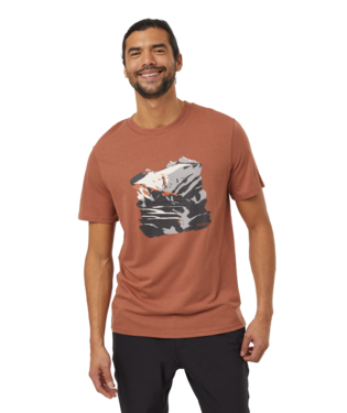 Ten Tree Mens Clay Tile/Raw Sienna Sunset Ridge Tshirt