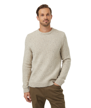 Ten Tree Mens Pale Oak Heather Nep Highline Crew Sweater