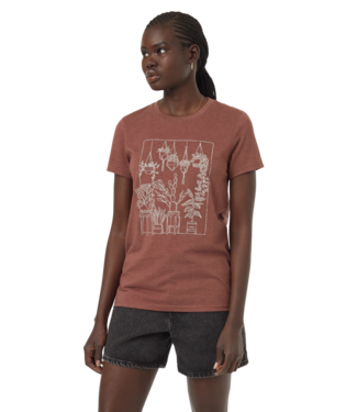 Ten Tree Ladies Mesa Red Heather/Silver Cloud Grey Plant Club Tshirt