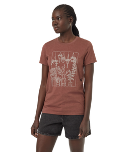 Ten Tree Ladies Mesa Red Heather/Silver Cloud Grey Plant Club Tshirt