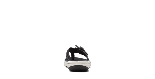 Clarks Ladies Black Brinkley Flora Sandal