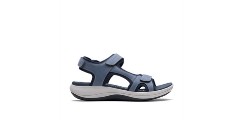 Clarks Ladies Denim Blue Mira Bay Sandal