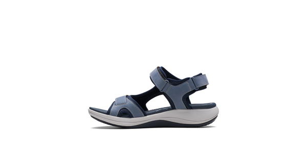 Clarks Ladies Denim Blue Mira Bay Sandal