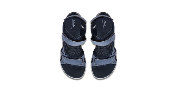 Clarks Ladies Denim Blue Mira Bay Sandal