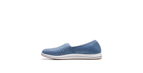 Clarks Ladies Blue Breeze Emily Shoe