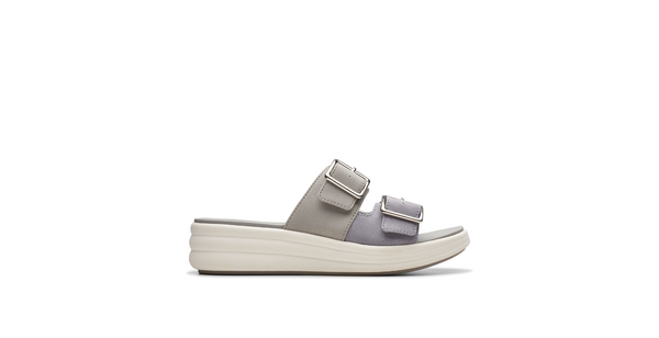 Clarks Ladies Lilac Combi Drift Buckle Sandal