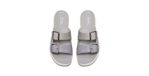 Clarks Ladies Lilac Combi Drift Buckle Sandal