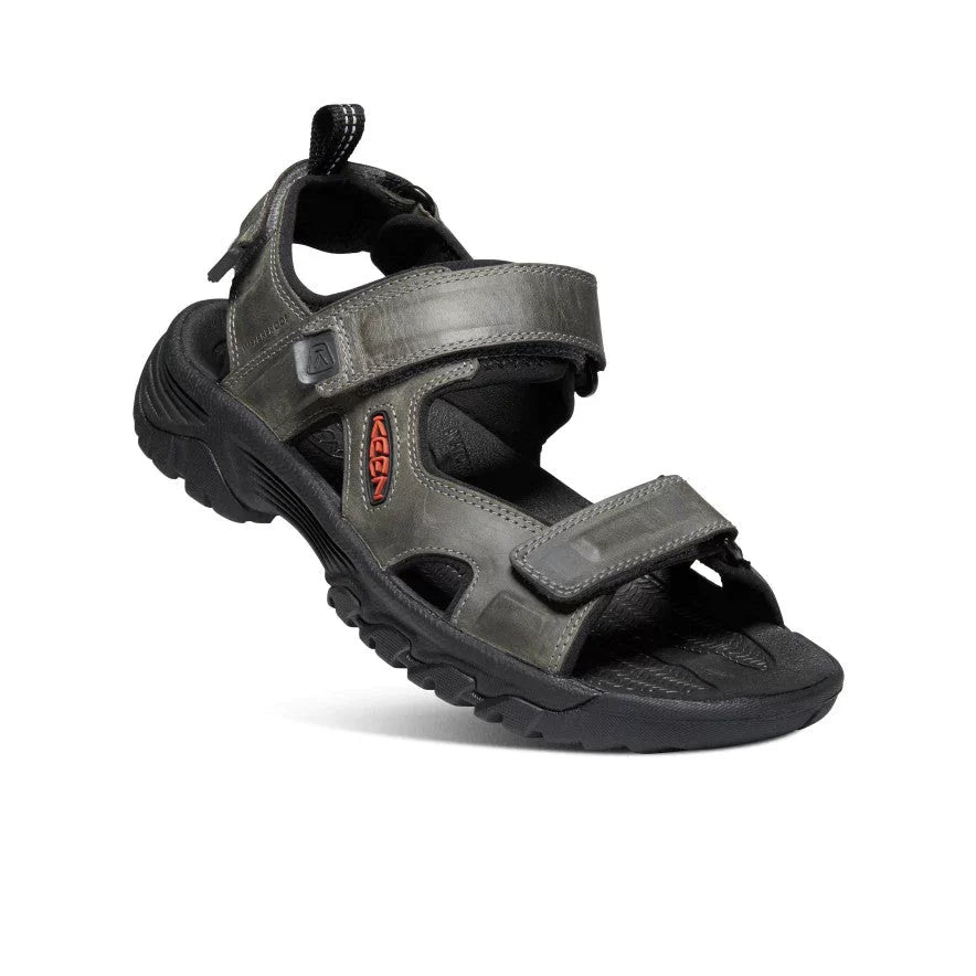 Keen Men's Targhee III Open Toe Grey/Black Sandal