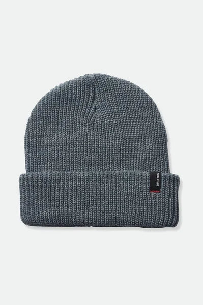 Brixton Mens Heather Grey Heist Beanie