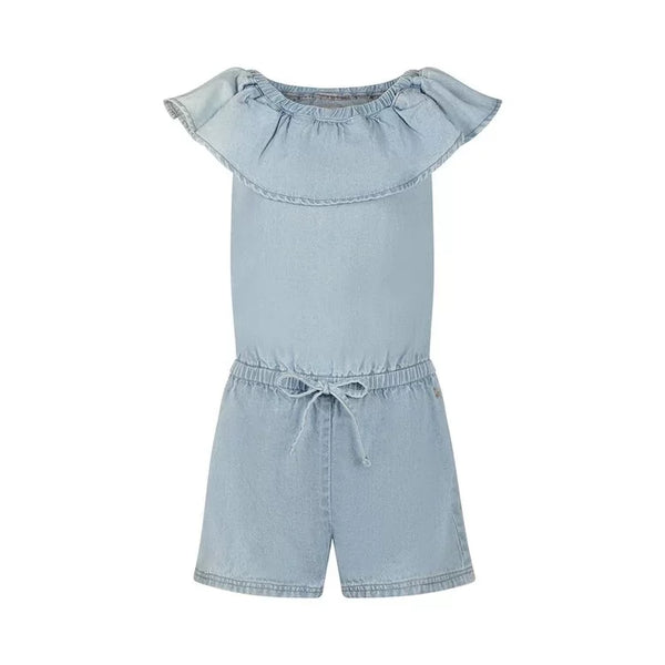 Koko Noko Girls Light Blue Jean Jumpsuit