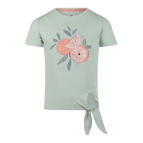 Koko Noko Girls Soft Green Fruit Tie Tshirt