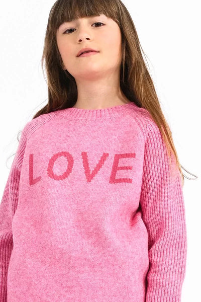 Molly Bracken Girls Love Message Sweater