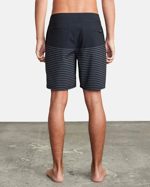 RVCA Mens Black Curren Trunk Boardshort