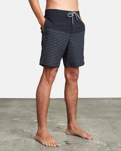 RVCA Mens Black Curren Trunk Boardshort