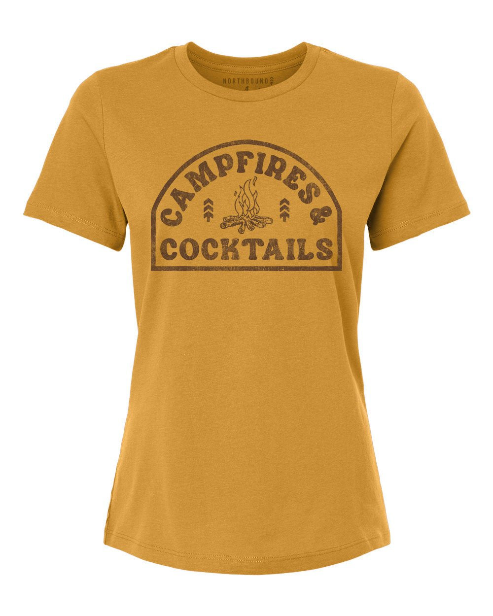 Northbound Supply Co. Ladies Campfires & Cocktails Tshirt