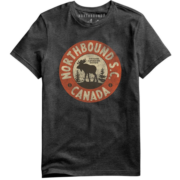 Northbound Supply Co. Mens Moose Tshirt