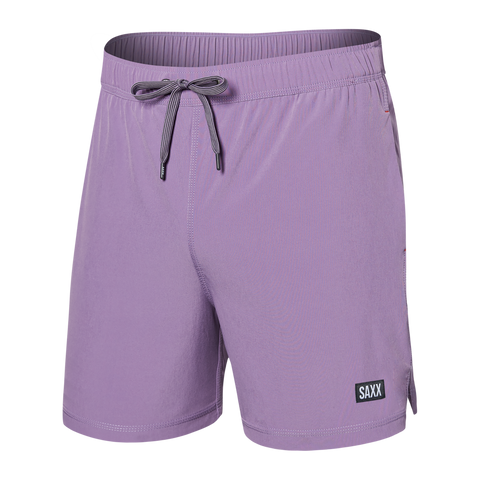 Saxx Men's Oh Buoy 2 in 1 Volley 5" Purple Haze