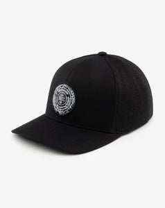 Travis Mathew Mens Black The Patch Floral Hat