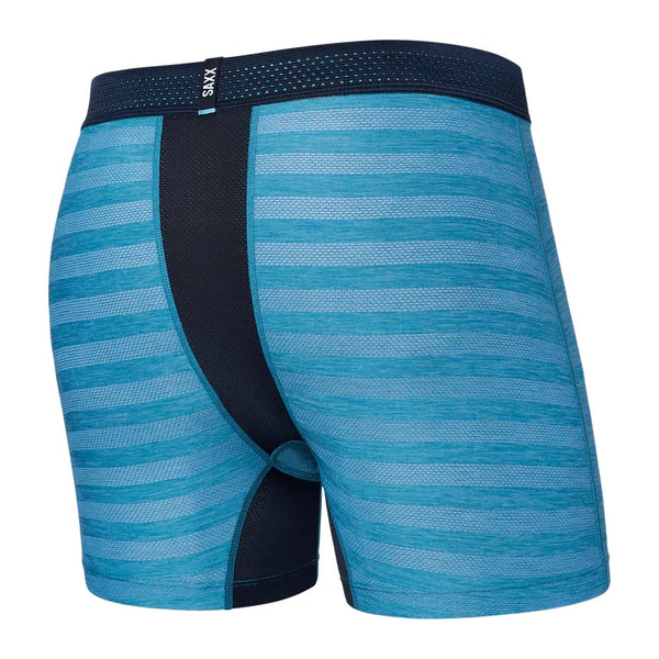 Saxx Men's Droptemp Cool Mesh Boxer Brief Blue Moon Heather