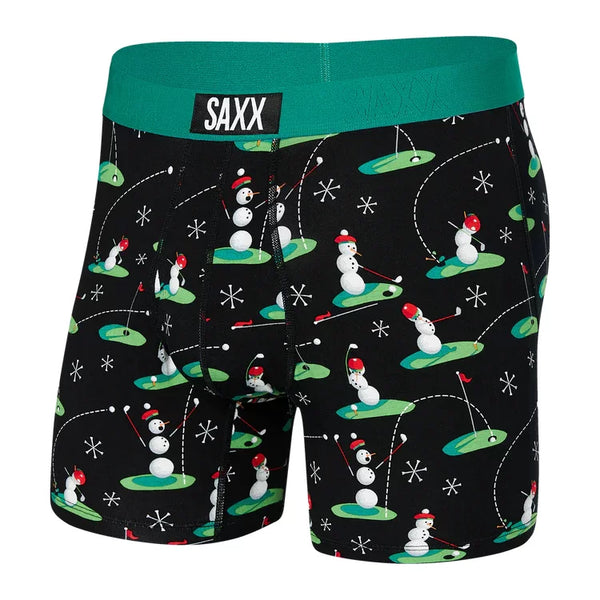 Saxx Mens Ultra Super Soft Ho Ho Holes Boxer Brief