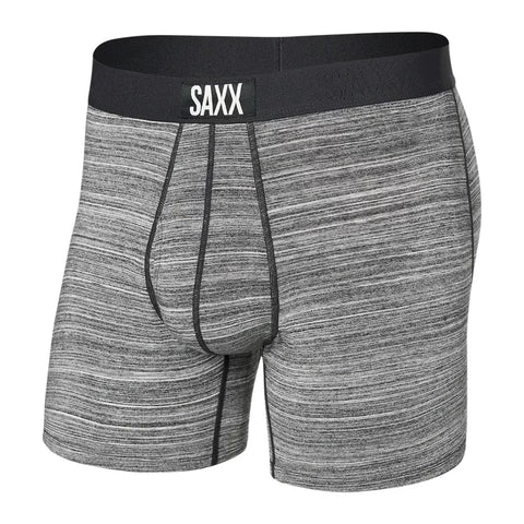 Saxx Men's Ultra Spacedye Heather Grey Boxer Brief