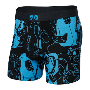 Saxx Men's Ultra What To Play Black Boxer Brief