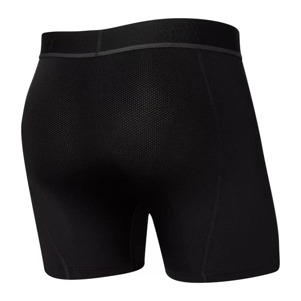 Saxx Men's Kinetic Mesh Boxer Brief Blackout