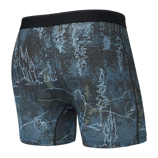 Saxx Mens Quest Boxer Brief Smokey Mountains Multi