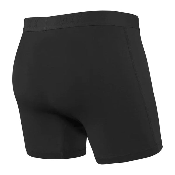 Saxx Mens Vibe Super Soft Boxer Brief Black/Black