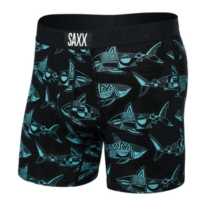 Saxx Mens Erik Abel Sharks Vibe Super Soft Boxer Briefs