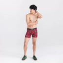 Saxx Mens Vibe Super Soft Pickled Merlot Boxer Brief