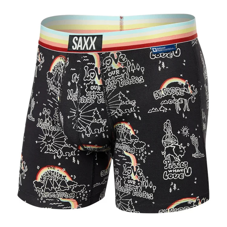 Saxx Men's Vibe Park Wanderlust Multi Waistband Boxer Brief