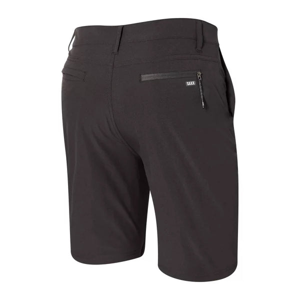 Saxx Men's Go To Town 2 In 1 Short 9" Faded Black